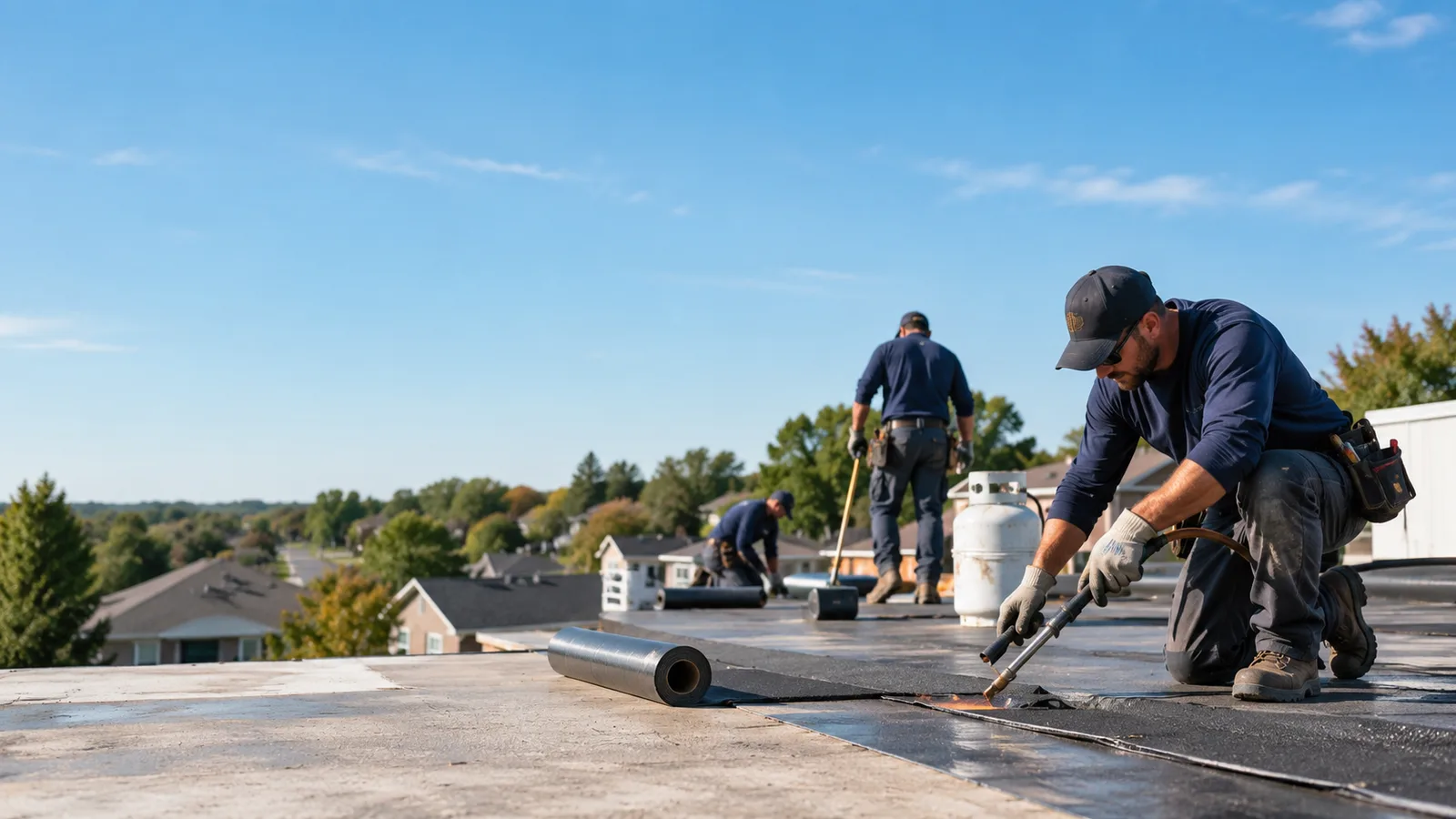 Flat Roof Leak Repair providers in Summerfield, IL
